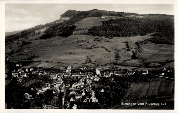 Ak Binningen Kanton Basel Land, Luftaufnahme von  ländliche Umgebung, foto