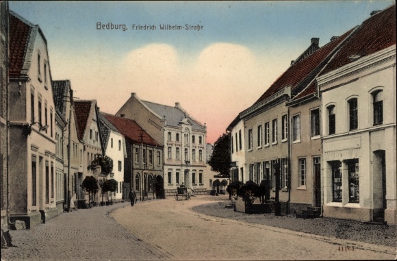 Postcard Bedburg an der Erft, Friedrich-Wilhelm-Strasse