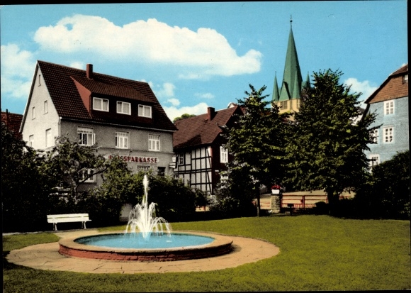 KP Bodenfelde nad Wezerą, Reiherbachplatz, fontanna