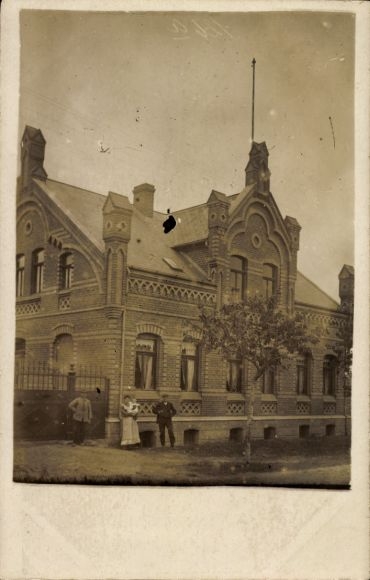 Foto Ak Möllendorf Mansfeld im Harzvorland, Haus