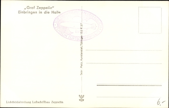 PC Friedrichshafen on Lake Constance, airship LZ 127 Graf Zeppelin, introduction to the airship hangar