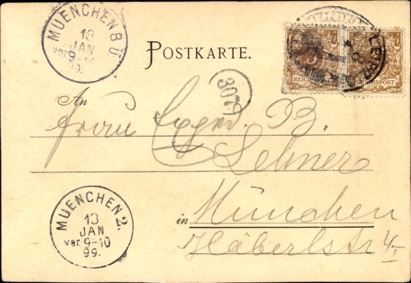Artist Postcard Biese, C., Emmendingen im Breisgau Baden, general view