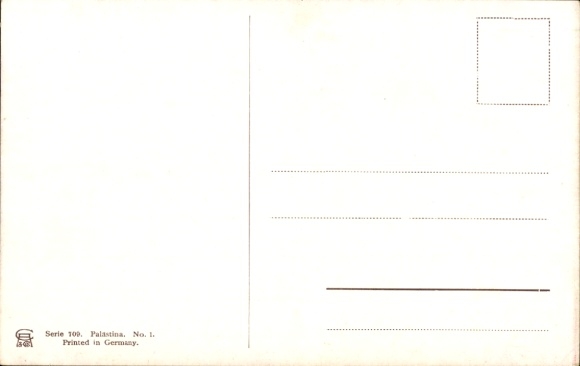 Artist Postcard Perlberg, F., Jerusalem Israel, general view