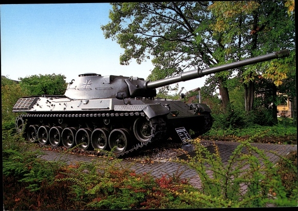 Postcard Bundeswehr, Leopard I battle tank