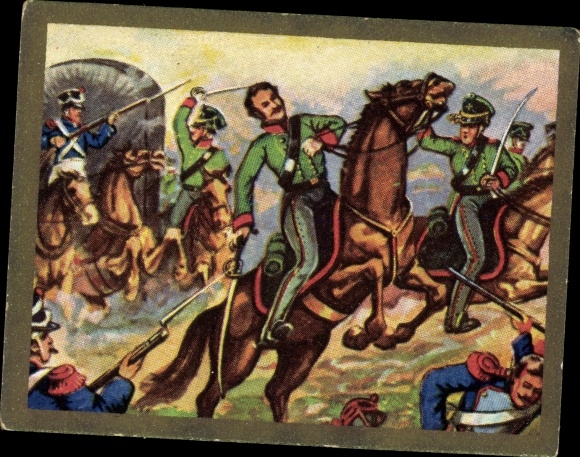 Sammelbild Alles für Deutschland Bild Nr. 196, Schlacht bei Belle Alliance 1815