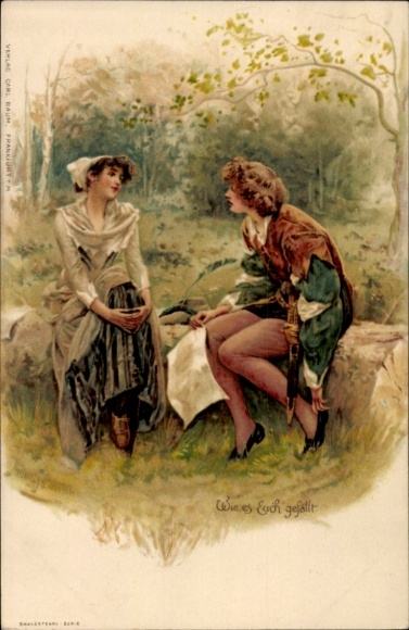 litho Zoals je het leuk vindt, koppel