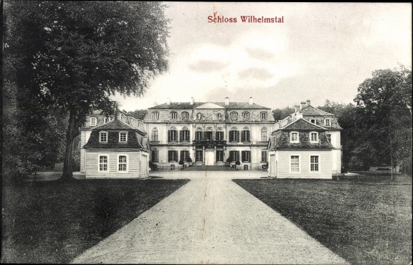 Postcard Calden in Hesse, Wilhelmsthal Castle