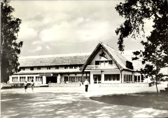 Postcard Ostseebad Koserow on Usedom, forest holiday property Damerow, general view