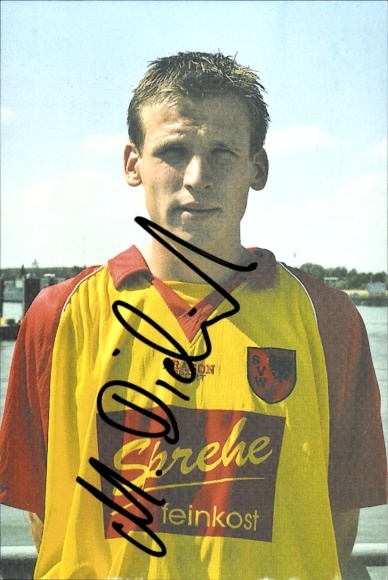 Autogrammkarte Fußballer Markus Dieluweit, SV Wilhelmshaven, Autogramm