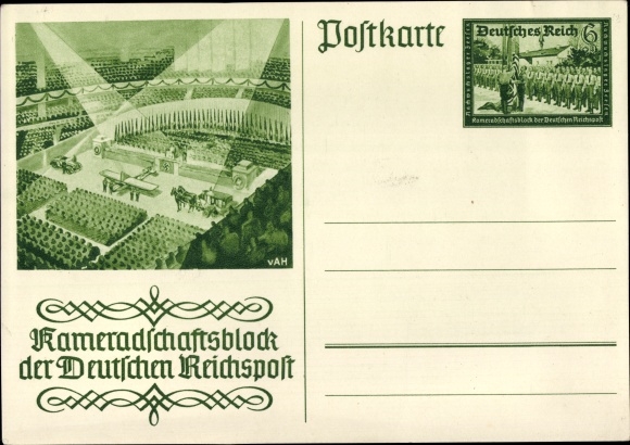 Ganzsachen Ak Kameradschaftsblock der Deutschen Reichspost, Leipzig, Reichsmesse, PP 9 C