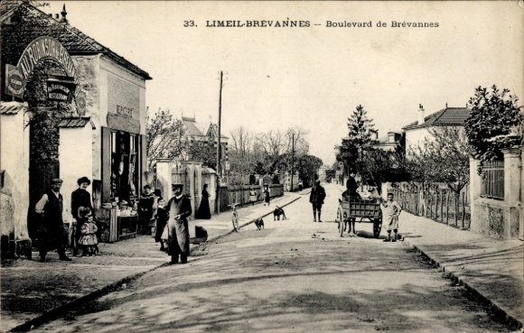 CPA Limeil Brévannes Val de Marne, bulwar Brévannes