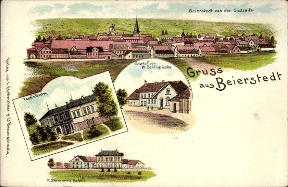 lito Beierstedt Dolna Saksonia, Ogród Vasela, Zajazd W. Schliephake, Zagroda F. Siemanna