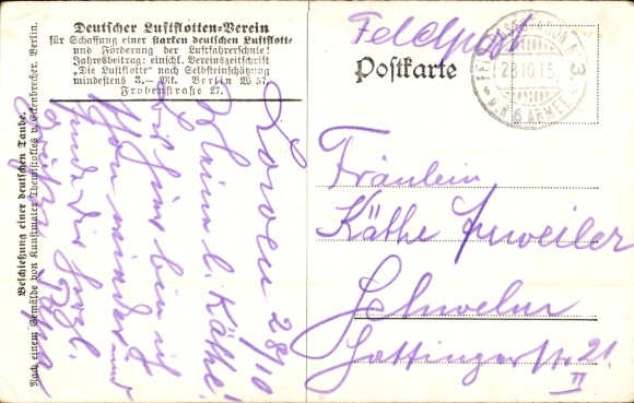 Artist Postcard Eckenbrecher, T. von, Shooting of a German pigeon, Air Fleet Association