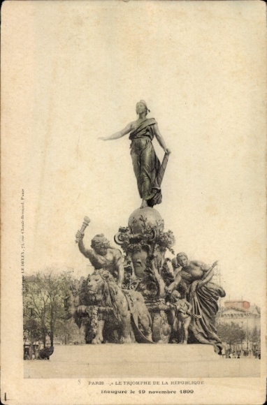 CPA Parijs III, Triomphe de la République
