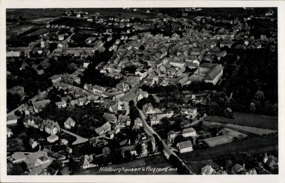 KP Hildburghausen w Turyngii, zdjęcie lotnicze