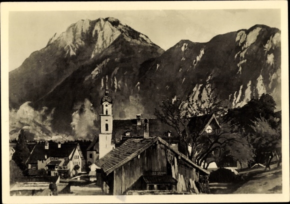 Artist PC Kürmaier, Anton, at the Messner Wirt in Kiefersfelden, HDK 398
