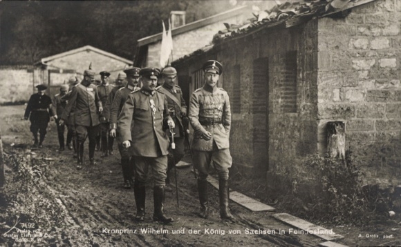 PC Crown Prince Wilhelm of Prussia, King Frederick Augustus III of Saxony