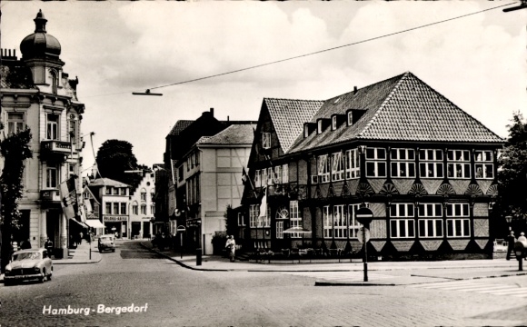 Ak Hamburg Bergedorf, Historisch restaurant Stad Hamburg, Rudolf Schinle