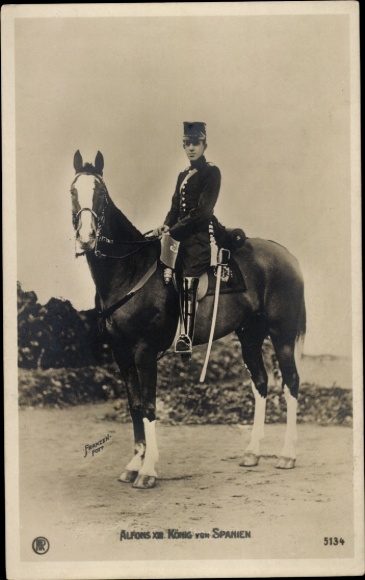 PC King Alfonso XIII of Spain, riding