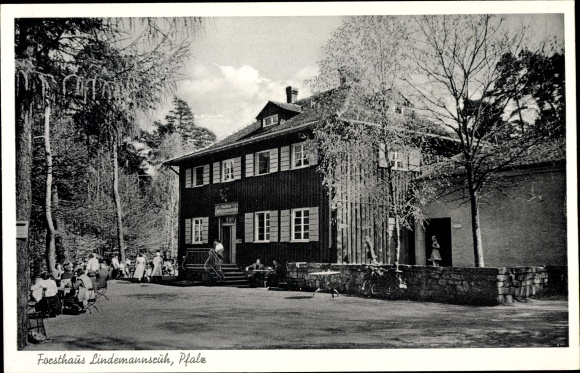 Ak Bad Dürkheim am Pfälzerwald, Forsthaus Lindemannsruh, eigenaar Friedel Trübel