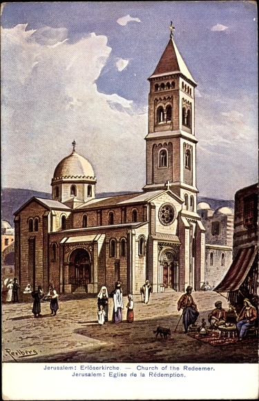 Artysta KP Perlberg, F., Jerozolima, Izrael, Kościół Odkupiciela