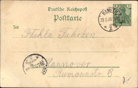 litho Hamelen in Nedersaksen, rattenvanger, huwelijkshuis, Klütturm, rattenvangerhuis