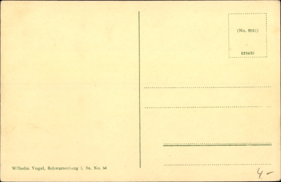 Song artist PC Schneider, Rud., Heilig Ohmd song, family when pouring lead, Wilhelm Vogel