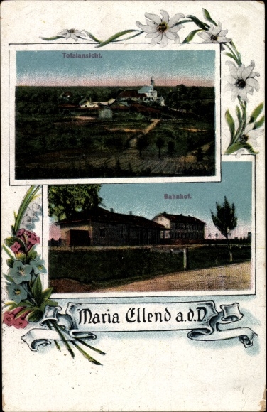 PC Maria Ellend Lower Austria, train station, total view