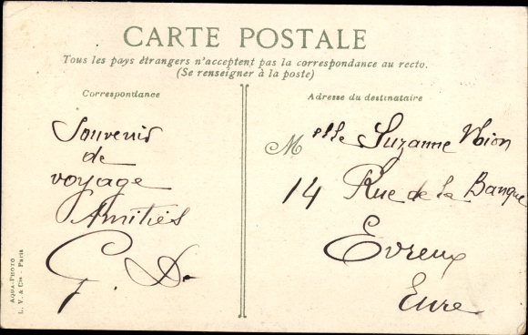 Postcard Sainte Address Seine Maritime, The Manor of Vitanval