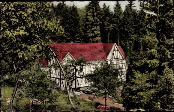 Ansichtkaart Freudenberg in het Siegerland, huis Hubertus