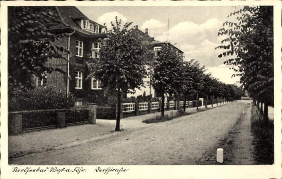 Ak Wyk auf Föhr in Nordfriesland, Dorfstraße