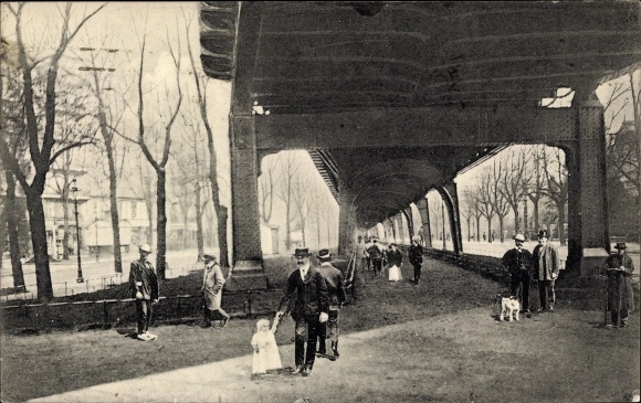 PC Hamburg North Barmbek, under the elevated railway line