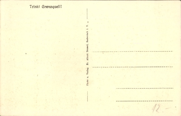 Postcard Wernesgrün Steinberg in Vogtland, cold store of the mountain brewery
