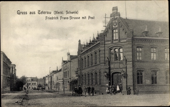 KP Teterow w Meklemburgii, Friedrich Franz Strasse z pocztą