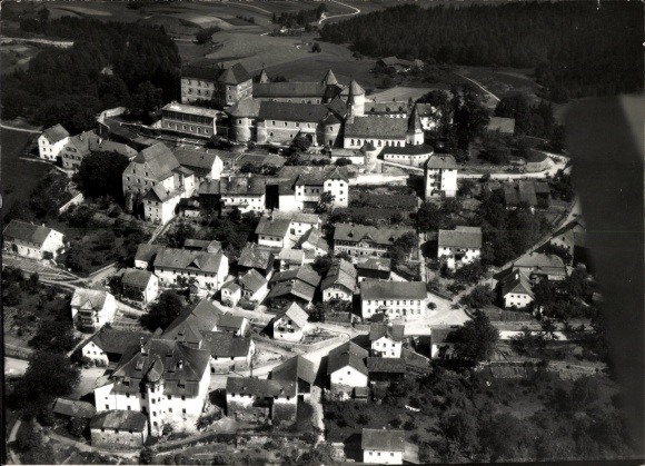 foto Fürstenstein in Neder-Beieren, luchtfoto