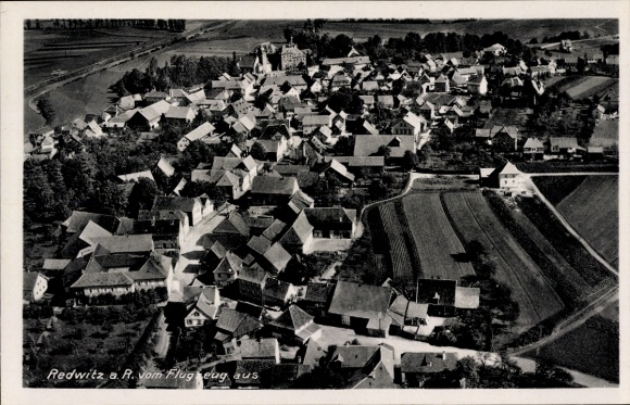 Ak Redwitz an der Rodach Oberfranken, Fliegeraufnahme