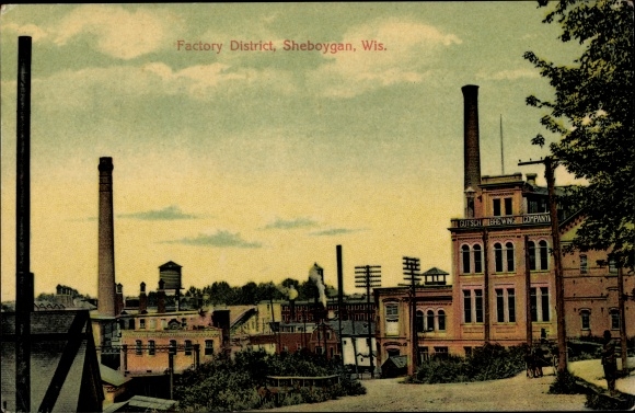 Ak Sheboygan Wisconsin VS, fabrieksdistrict