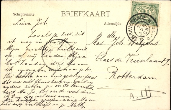 Butterfly Postcard &#39;s Gravenhage The Hague South Holland, partial views, monument, tram