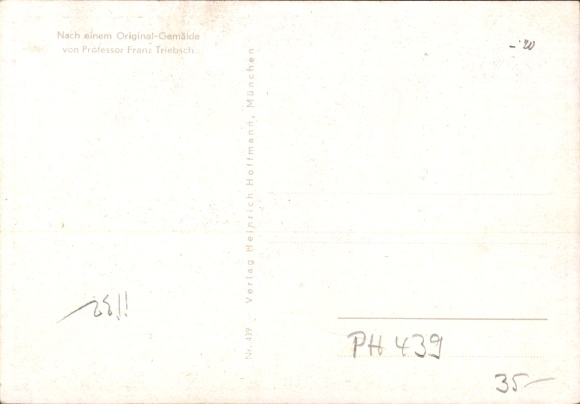 Artist Postcard Triebsch, Franz, Führer and Reich Chancellor Adolf Hitler, portrait