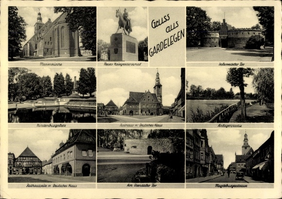 KP Gardelegen w Altmark, Kościół Mariacki, brama, obiekty, Magdeburgerstrasse, Dom Niemiecki