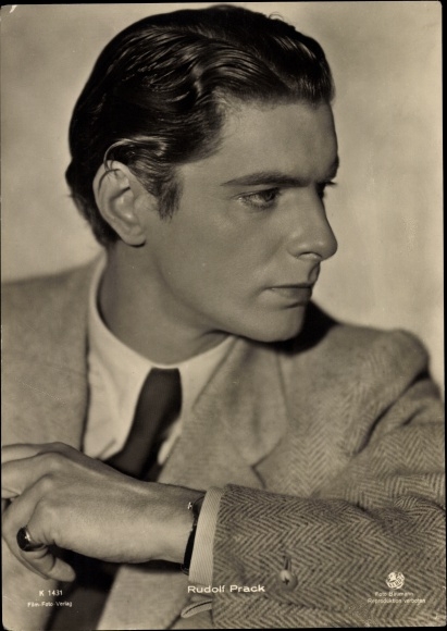 Photo actor Rudolf Prack, portrait