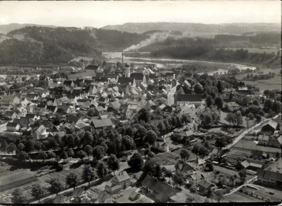 foto Schongau in Opper-Beieren, luchtfoto