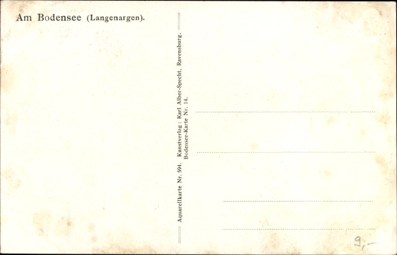Artist PC Marshal, J., Langenargen Baden Württemberg, Bodenseepartie