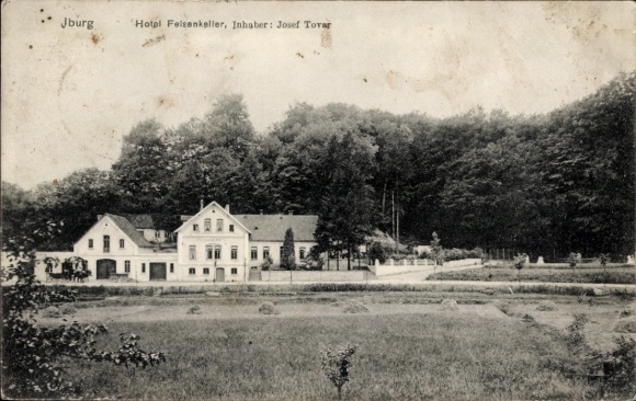 Ak Bad Iburg am Teutoburger Wald, Hotel Felsenkeller