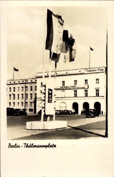 KP Berlin Mitte, impreza na Thälmannplatz