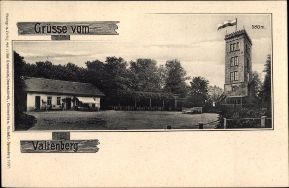 lito Neukirch in der Lausitz, Valtenberg, wieża król Johann