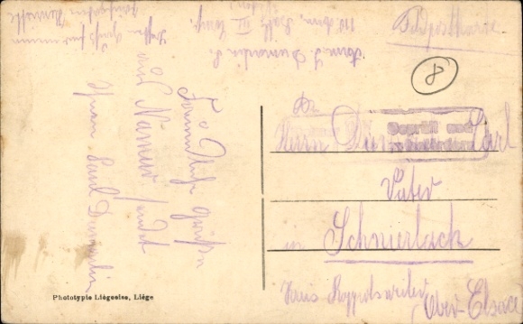 Postcard Namur Wallonia, Lancers Barracks