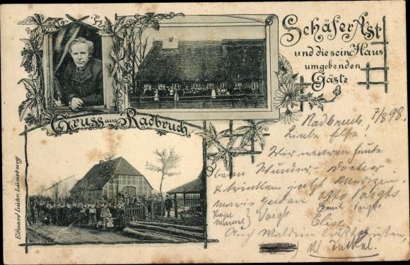 Postcard Radbruch in Lower Saxony, Gasthaus Schäfer Ast