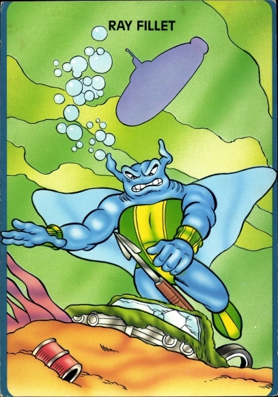 Postcard Comic, Teenage Mutant Ninja Turtles, Ray Fillet