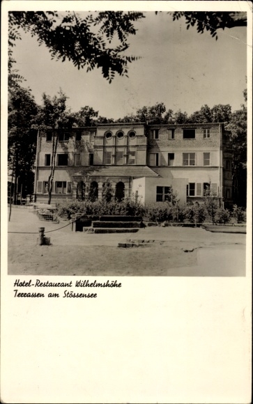 PC Berlin Spandau Wilhelmstadt, Hotel Restaurant Wilhelmshöhe, Bes. Brüder, Terrassen am Stoessensee